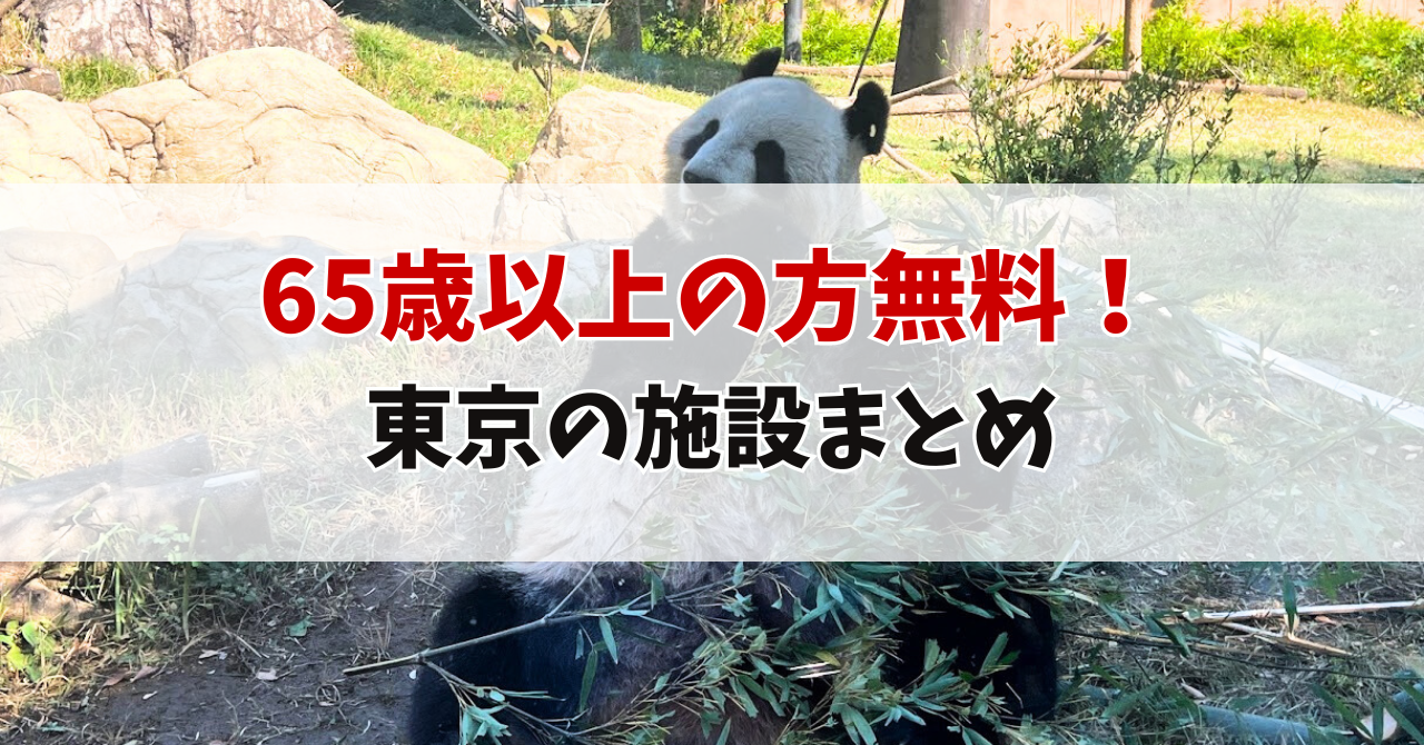 65歳以上 無料 施設 東京